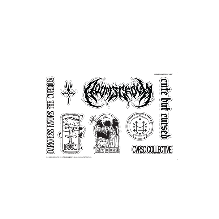 Doomscroll Sticker Sheet - CVRSD Collective